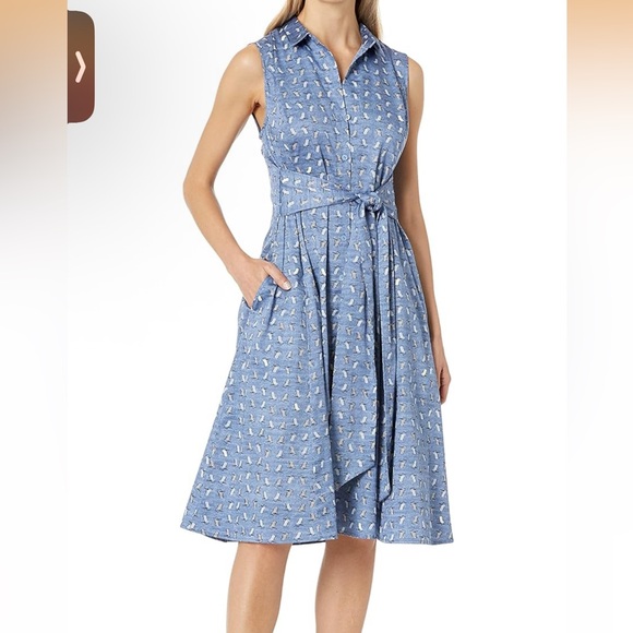 NIC+ZOE Beach Chair Shirt Dress Midi Size Large Petite